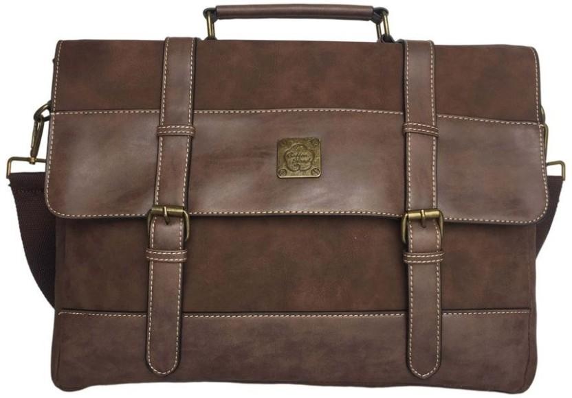 cottonroad buckled laptop bag Backpack (Black, 10 L)