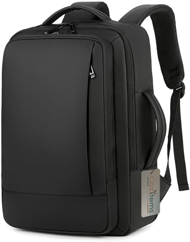 Cozitems Extendable Large Capacity 39L 15.6" Laptop Backpack Laptop Backpack (Black)