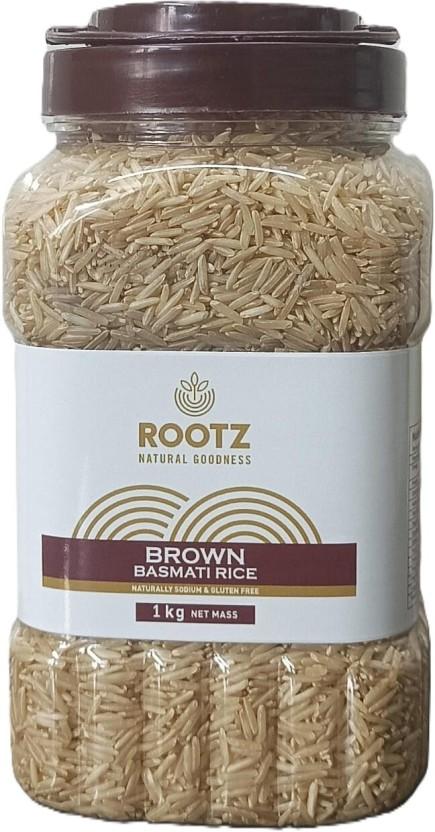 ROOTZ Brown Basmati Rice Brown Basmati Rice (Raw) (1 kg)