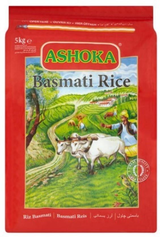 Ashoka Premium Basmati Rice Banskati Rice (Steam) (5 kg)