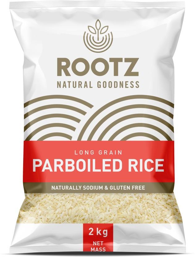 ROOTZ PARBOILED RICE 2KG Rice (Parboiled) (2 kg)
