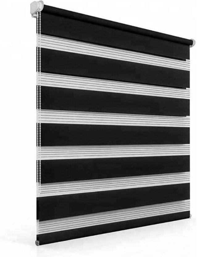 blinds Cord Drawn Double Roller Blind (Polyester, In Window)