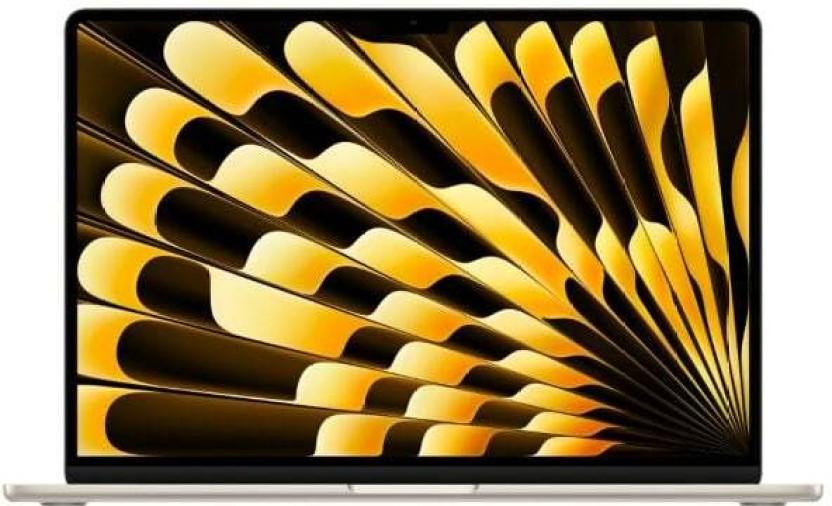 Apple MacBook Air M4 - (16 GB/256 GB SSD/Mac OS Sequoia) MW1J3ZE/A (15 inch, Starlight, 1.51 kg)