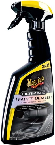 [CARH7SNNZWCD4CCY] Meguiars 3in1 Leather Detailer  Car Interior Cleaner (473 ml)