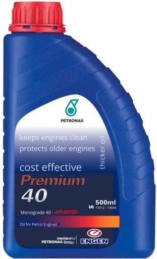 [VLUHFZY24XHBATV8] Engen Premium 40 Motor Oil (500 ml, Pack of 1)