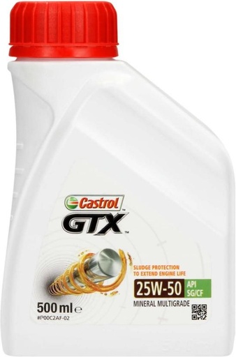 [VLUHFZY2QTNJJR6X] Castrol 20W-50 (500 ml, Pack of 1)