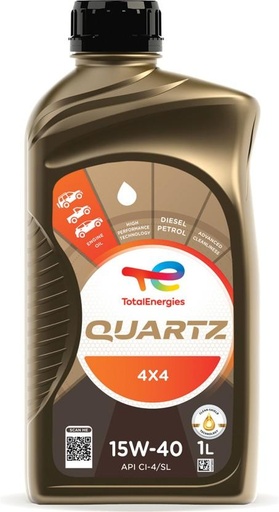 [VLUH4ZKETXHSDQRR] TotalEnergies Quartz 4X4 15W40 (1 L, Pack of 1)