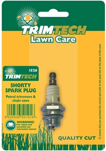 [SLGH28VRREDKQAZB] Trimtech Shorty Spark Plugs Double Platinum Spark Plugs (Pack of 1)