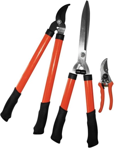 [GTSHFZZHEPY2SAEC] Garden Master Pruner Set 3 Piece Orange Garden Tool Kit (3 Tools)