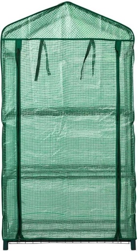 [PGHH29RXJAVJAKJU] Garden Master 3-Tier Growhouse Base Present Portable Green House (Green)
