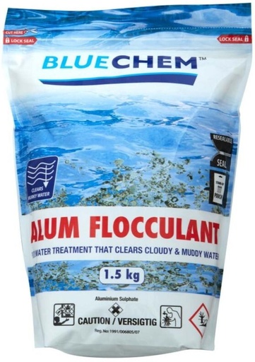 [SRMHFUHRBG3HHBWT] Bluechem Alum Floculant Pool Cleaner (Pack of 1)