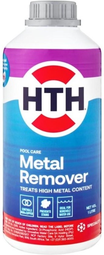 [SRMHFUHMZHGCGVPK] Hth Metal Remover Pool Cleaner (Pack of 1)