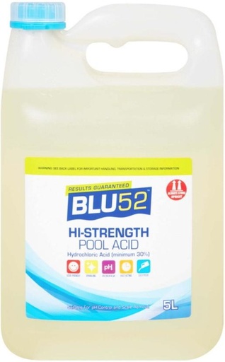 [POAH5TZYYUGEBGSR] BLU52 Strength Pool Acid Pool Acid (Pack of 1, 5 L)