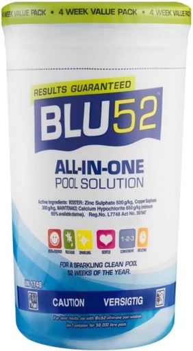 [PCNH5FPTG8QFNENG] BLU52 All-in-One Pool Care_1 Pool Cleaner (Pack of 1)
