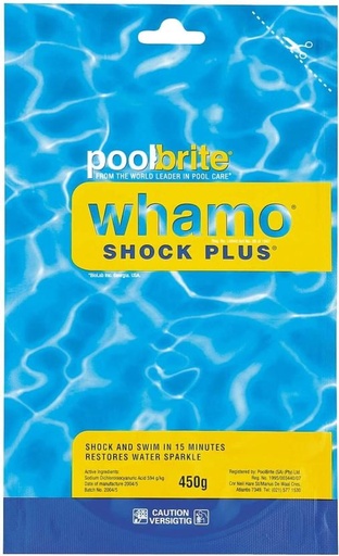 [SRMHFUHMXDY3WFVZ] Pool Brite Whamo Shock Plus Pool Cleaner (Pack of 1)