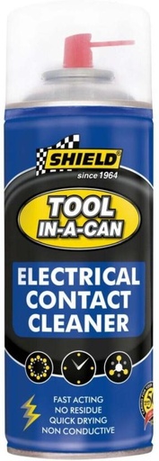 [VECH5HUFZHJVZVU3] Shield Electrical Contact Cleaner Petrol Engine Cleaner (400 ml)