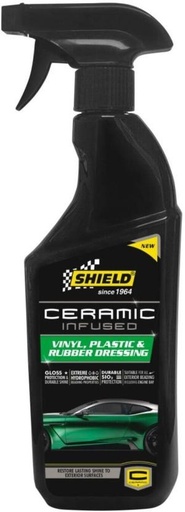 [POLH2FVHGUTZUZCH] Shield Ceramic Infused Liquid Car Polish for Tyres, Vinyl, Rubber, Trim (500 ml, Pack of 1)