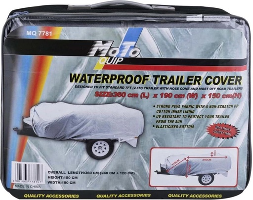 [VCRH35CJZ3VBA6SS] Moto-Quip Universal For Car (Grey)