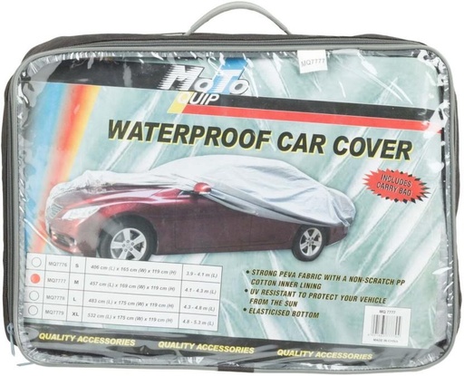 [VCRH7TT6QYJG5GUN] MOTO QUIP Body Cover Car Toyota Corolla (With Mirror Pockets) (Grey)