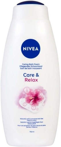 [BDWHFTE9KZXKYSDB] Nivea Care & Relax Foam Bath Body Wash (750 ml)