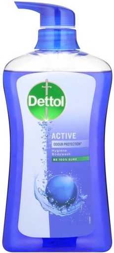 [BDWH7RHEZDTNEGES] Dettol Body Wash Active Body Wash (600 ml)