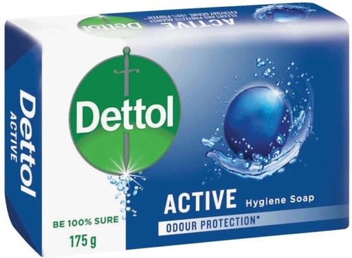 [SOAH2BQ35SZJBDZT] Dettol Active Hygiene Soap Sea Minerals and Ylang Ylang (175 g)