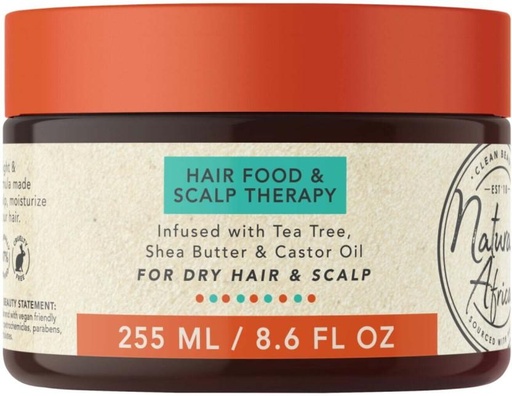[HTTHDVGNQMEWPZAY] Naturally Africa Hair Food & Scalp Therapy (255 ml)