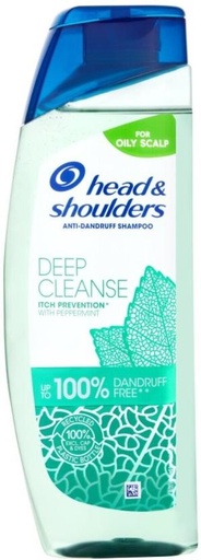 [SHPH9PJ4JHRZWKFF] Head&Shoulders Deep Cleanse Itch Relief Shampoo (300 ml)