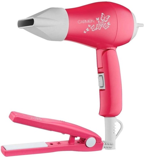 [HDRH7T3TUSWR6RH4] Carmen SEL-5160 Hair Dryer (200 W, Pink)