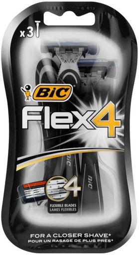 [SRZH2YXQ9YCGBDPF] Bic Flex 4 Comfort Shaver 4 Blades Men