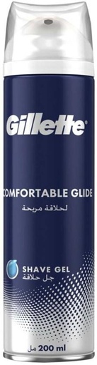 [SGGH2222EX8SHH3X] Gillette Comfortable Glide Shave Gel Bottle for  Men (200 ml, Pack of 1)