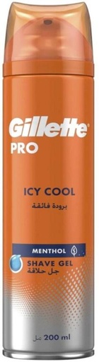 [SGGH26GNWZDYPBPV] Gillette Pro Gel, Icy Cool Bottle for  Men (200 ml, Pack of 1)