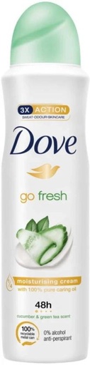 [DEOHFRVVPYJZW4PY] Dove Go Fresh Moisturising Cream Deodorant Spray  -  For Women (150 ml)