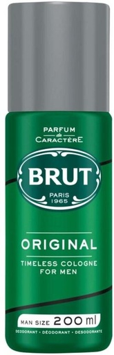 [DEOHFRWAYWSXVGFK] Brut Original Deodorant Spray  -  For Men (200 ml)