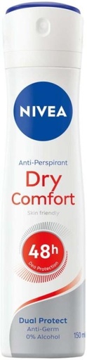 [DEOHFRVUFMKXEZA6] Nivea Dry Comfort Deodorant Spray  -  For Women (150 ml)