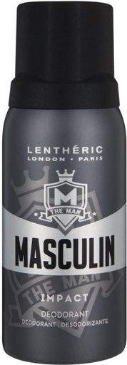 [DEOH6BC3NNKWJFNG] Lentheric Masculin Impact Deodorant Spray  -  For Men (150 ml)