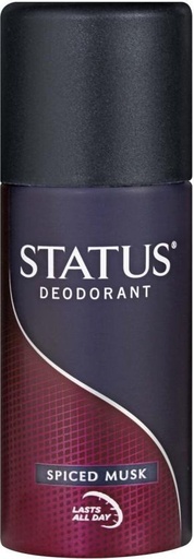 [DEOHFRWAN7HJMBSG] Status Spiced Musk Deodorant Spray  -  For Men (130 ml)