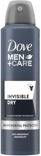 [DEOHFRWAGBUNAX4Z] Dove Anti-Perspirant Deodrant | Invisible Dry Deodorant Spray  -  For Men (150 ml, Pack of 6)