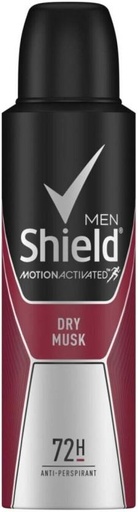 [DEOHFRWAPHDCMZPZ] Shield Motion Activated Dry Musk Deodorant Spray  -  For Men (150 ml)