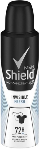 [DEOHFRWAZBRD2GWZ] Shield Motion Activated Invisible Fresh Deodorant Spray  -  For Men (150 ml)