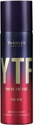 [DEOHFRWAZHFFZGC7] Yardley You're The Fire Deodorant Spray  -  For Men (125 ml)