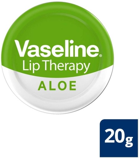[LBMH27V8NFYQUVYC] Vaseline Lip Therapy Aloe Fresh (Pack of 1, 20 g)