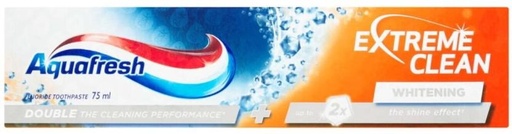 [TPAHFQQB3M7AVVHU] Aquafresh Extreme Clean Whitening Toothpaste (75 ml, Pack of 1)