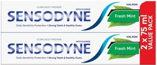[TPAH7Z6AD6UJVBPM] Sensodyne Everyday Protection Fresh Mint Toothpaste (75 ml, Pack of 2)