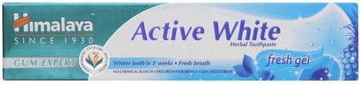 [TPAHFQQBDQ7DRSGD] Himalaya Active White Herbal Toothpaste (75 ml, Pack of 6)