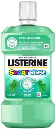 [MWAHB3G7UPCZASHH] Listerine Smart Rinse M/Wash - Mint (500 ml)