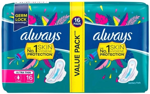 [SPPHFQYCGFHRXTTP] Always Ultra Long Sanitary Pad (Pack of 16)