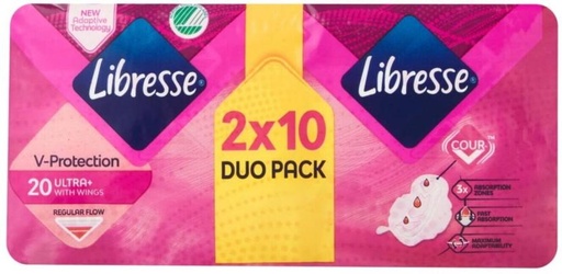 [SPPHFQYCA52UNUDM] Libresse Normal WingUltra Pads Duo | Duo Sanitary Pad (Pack of 20)