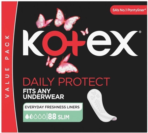 [SPPHFQYCWUMKCM2N] Kotex Unscented Pantyliner (Pack of 88)