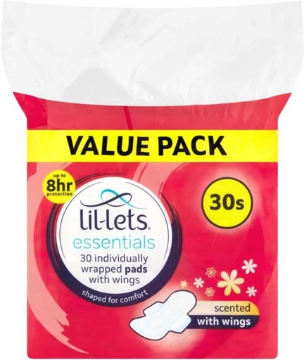 [SPPHBA8VRDCSTKYA] Lil-lets Essential Sanitary Pad (Pack of 30)